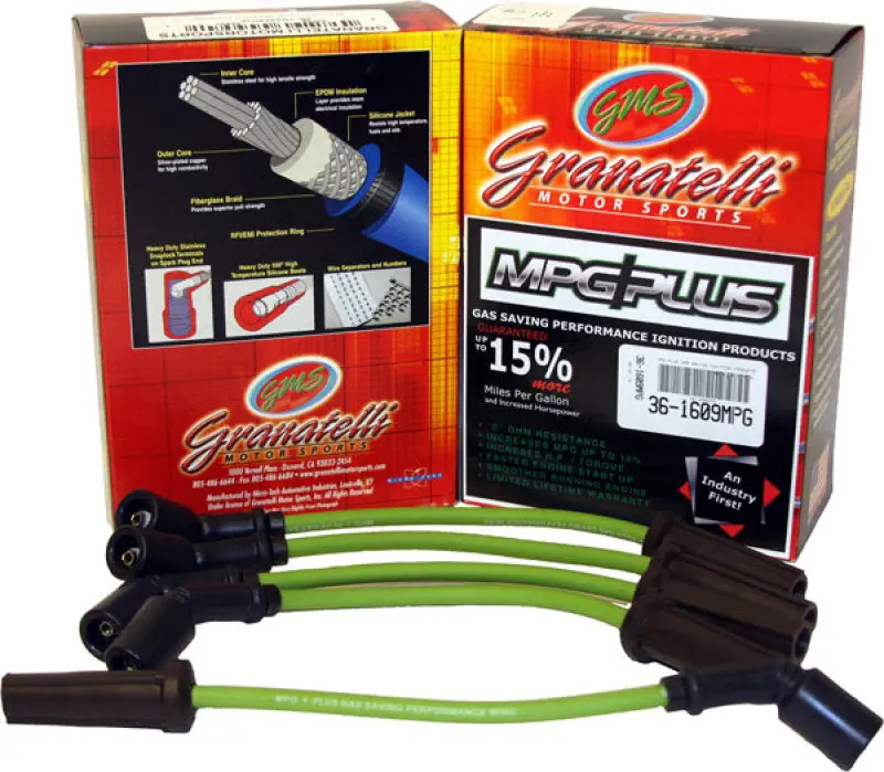 Granatelli Mpg Plus Ignition Wire Set For 1998–1999 Cadillac Seville 4.6L V8 1