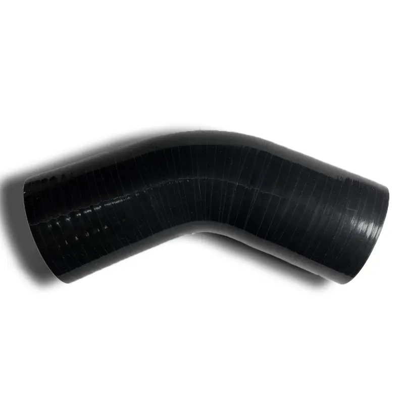 Ticon Industries 4-Ply Black Silicone Coupler – 3.0" Id, 45° Angle 1