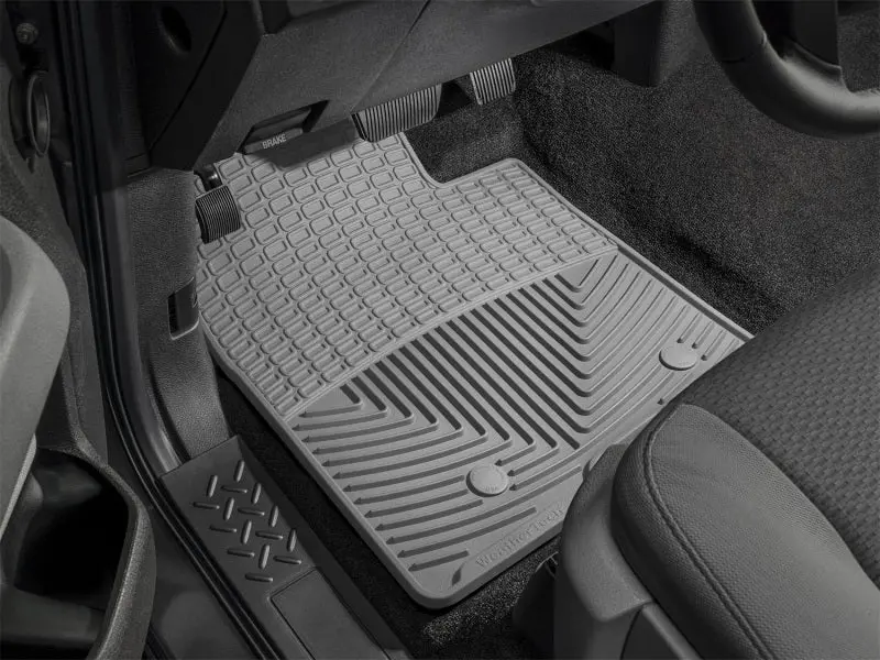 Weathertech Rubber Floor Mats – Front Interior Protection In Grey 1