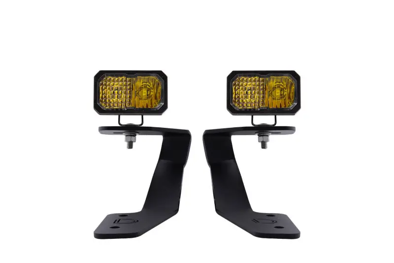 Diode Dynamics Stage Series 2-Inch Led Ditch Light Kit – Yellow Combo, Fits 2018–2021 Subaru Crosstrek 1