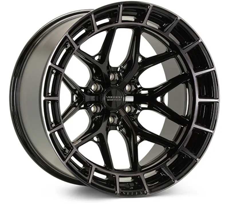 Vossen Hfx-1 Forged Aluminum Wheel – 22X10", 8X170 Bolt Pattern, Et-18 Offset, Super Deep Lip, Tinted Gloss Black 1