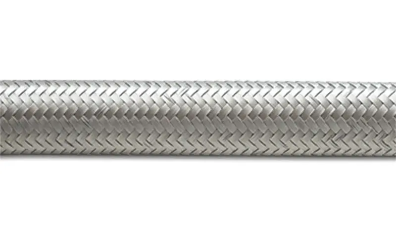 Vibrant -6 An Stainless Steel Braided Flex Hose – 10-Foot Roll 1