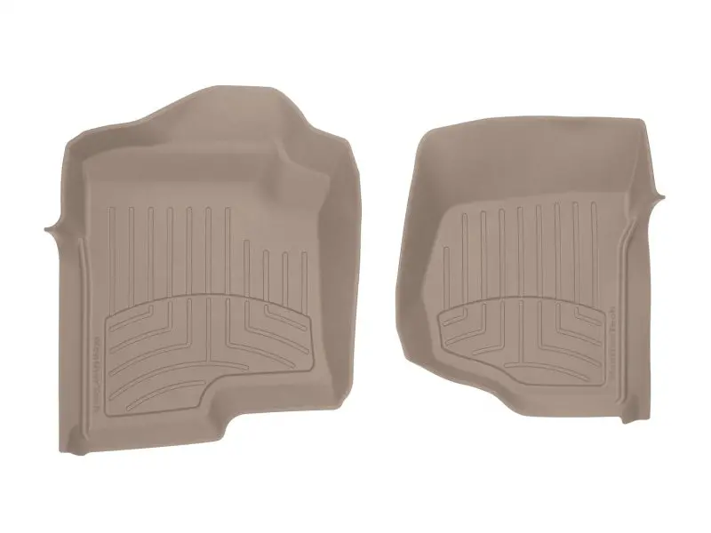 Weathertech Front Floorliners For 2020+ Volkswagen Tiguan – High-Performance Tan Trim 1