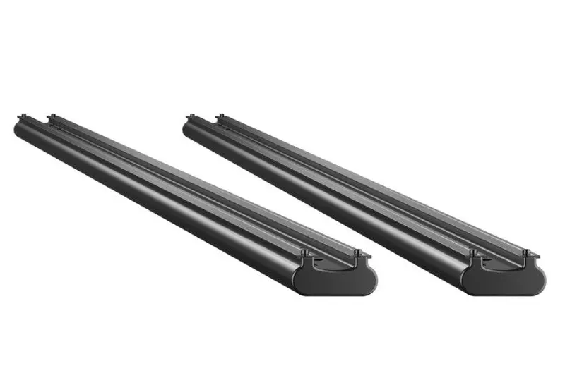 Thule Tracrac Sr Base Rails For 2014+ Chevrolet Silverado & Gmc Sierra Long Bed Trucks – Black 1