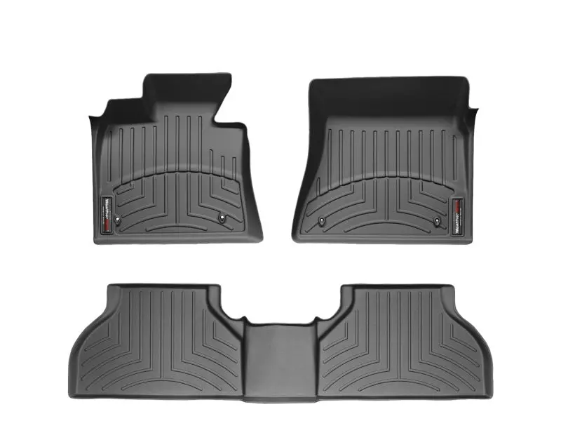 Wt Floorliner Custom Rear Floor Mat – Black Trim Fit 1