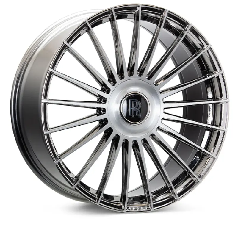 Vossen Hf-8 Forged Aluminum Wheel – 24X10", 6X135 Bolt Pattern, Et25 Offset, 87.1Mm Center Bore, Deep Dish, Emc Polished/Brushed Finish 1