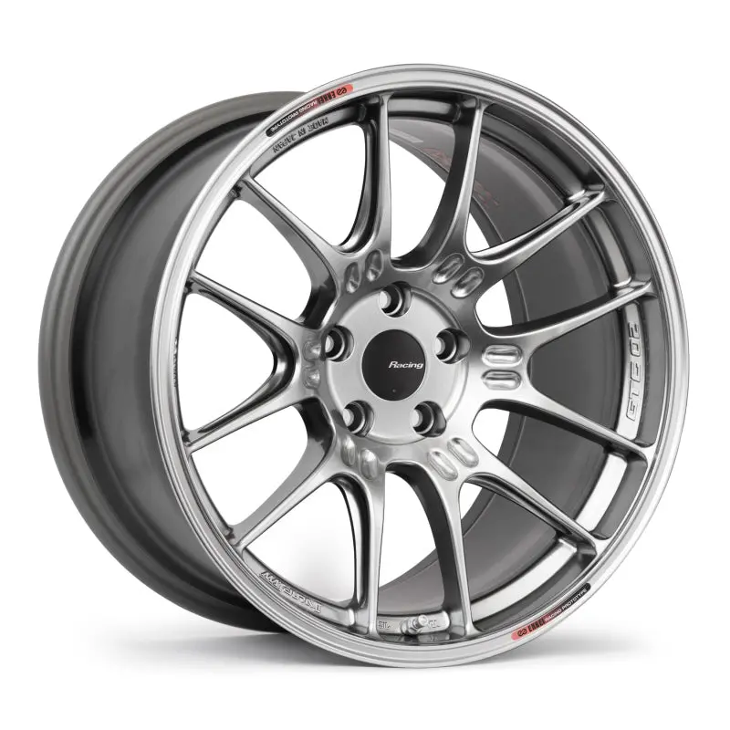 Enkei Gtc02 Forged Alloy Wheel – 19X9.5", 5X112Mm Bolt Pattern, 40Mm Offset, 66.5Mm Hub Bore, Hyper Silver Finish 1