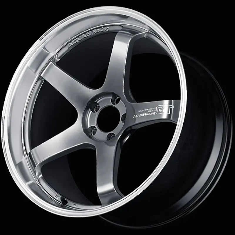 Advan Gt Beyond Forged Wheel – 18X12", +25Mm Offset, 5X114.3, Hyper Platinum Black Machined Face 1