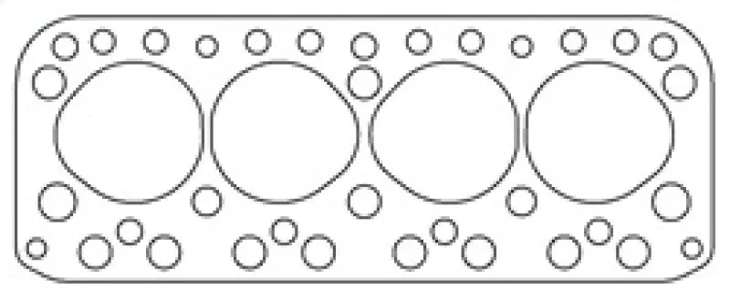 Cometic Copper Cylinder Head Gasket For Bmc A-Series Engines: .043" Thickness, 67.5Mm Bore 1