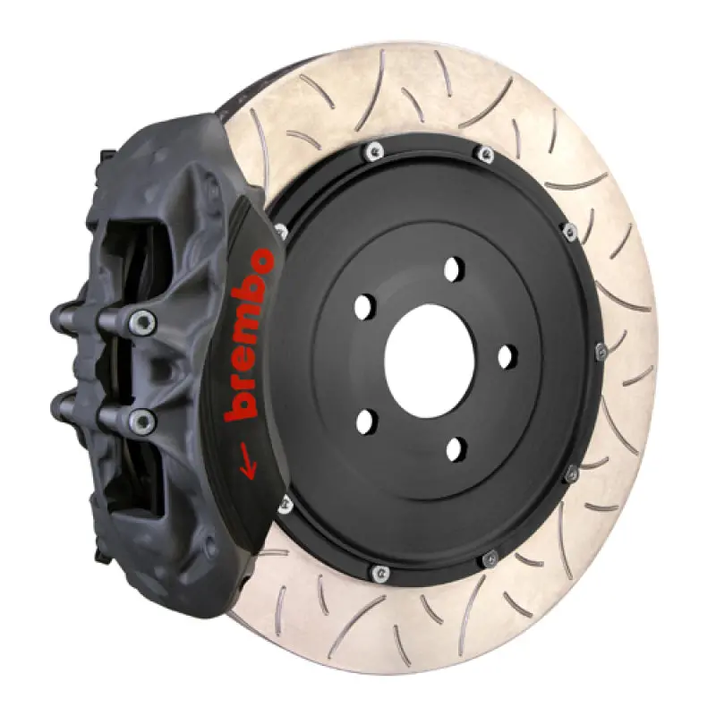 Brembo 17-21 Civic Type-R Front Race Bbk 6 Piston Forged 2Pc380X35X53A 2Pc Rotor T3-Black Ha 1