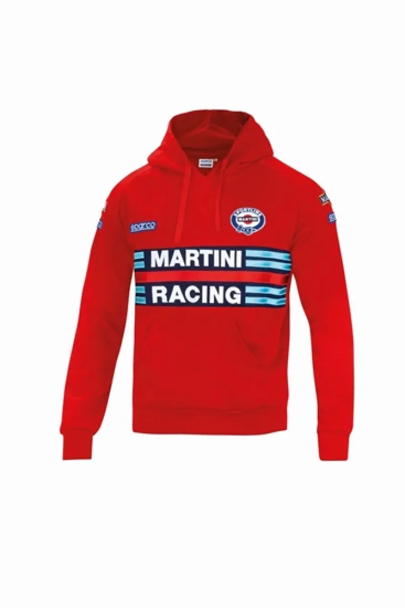 Sparco Martini Racing Hoodie – Small, Red 1