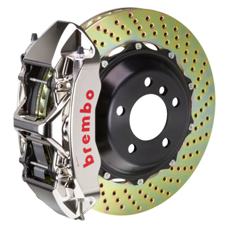 Brembo Gtr Big Brake Kit For Ferrari 348 (1989–1993) And F355 (1994–1999) – Front, 6-Piston Calipers With Drilled 355X32Mm Rotors 1