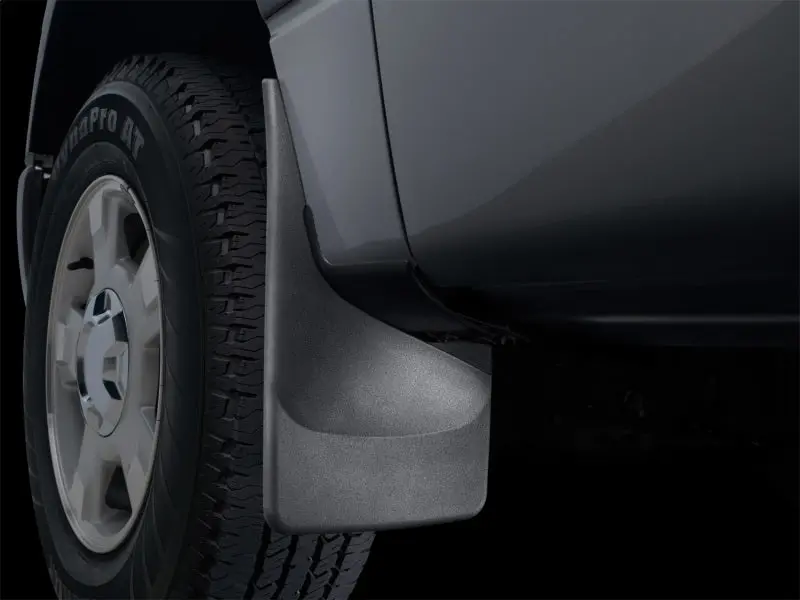 Weathertech No-Drill Front Mudflaps For 2020–2024 Gmc Sierra 2500Hd/3500Hd – Black 1