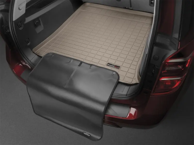 Weathertech Tan Cargo Liner With Rear Bumper Protection For 2021–2024 Nissan Rogue 1