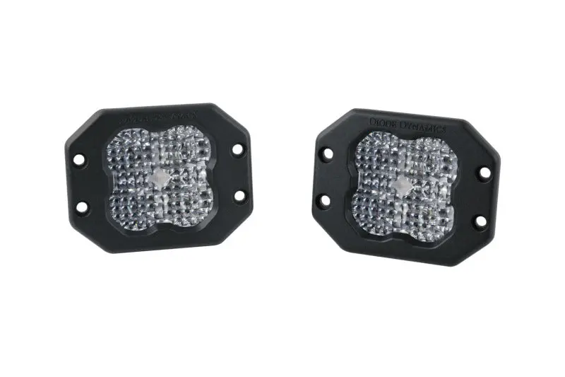 Diode Dynamics Ss3 Pro Rbl Led Fog Light Kit — White Flood Beam, Flush Mount (Pair) 1