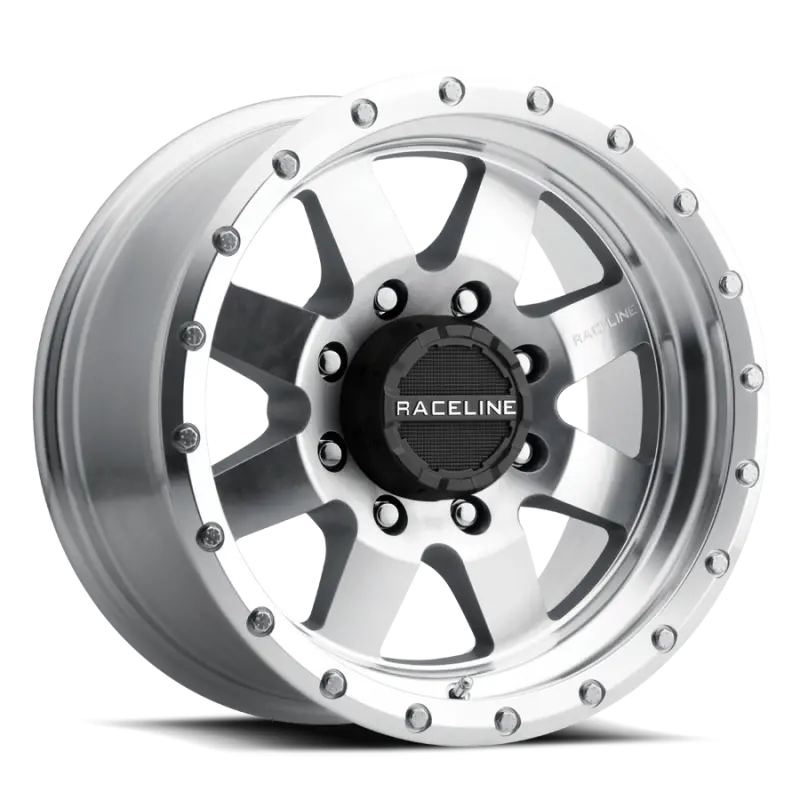 Raceline Defender 935Mc Machined Aluminum Wheel – 17X9 Inches, 6X139.7 Bolt Pattern, -12Mm Offset, 107.95Mm Bore 1