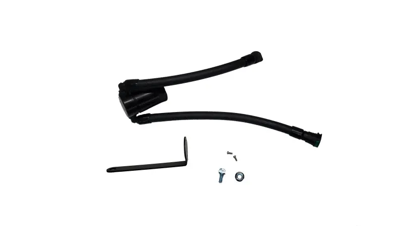 J&L Oil Separator For 2023–2025 Ford F-150 Raptor R – Passenger-Side 3.0L, Black Anodized 1