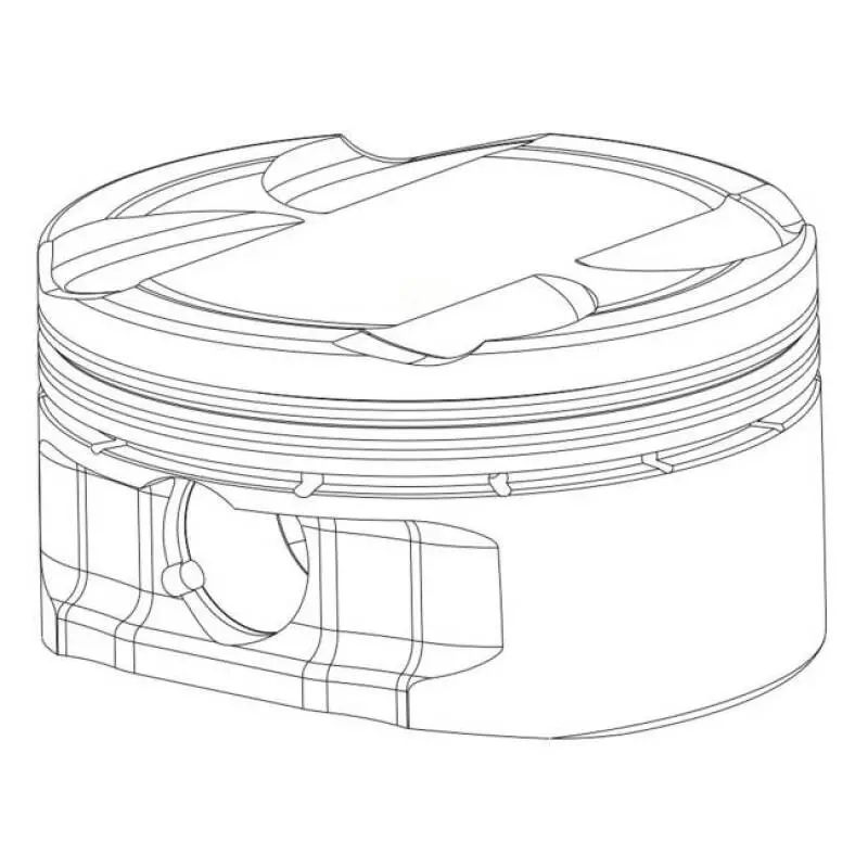 Cp Pistons & Rings Kit – Heavy-Duty Forged Set For Honda/Acura K20A (9.25:1 Cr) And K24A (10.5:1 Cr), 87.5Mm Bore, Std Size 1